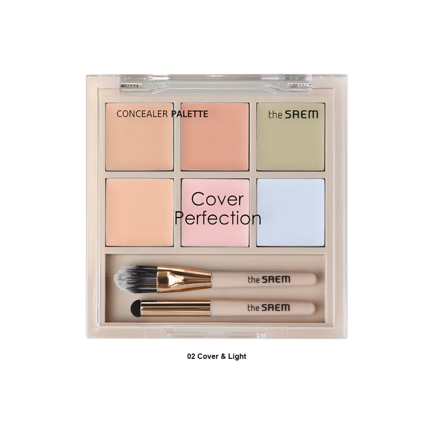 Консилер The Saem Cover Perfection Concealer Palette 02 Cover&Light — фото 2
