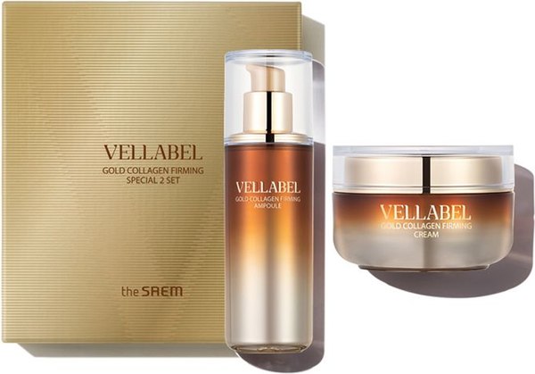 Набор косметики для лица The Saem Vellabel Gold Collagen Firming Special 2 Set