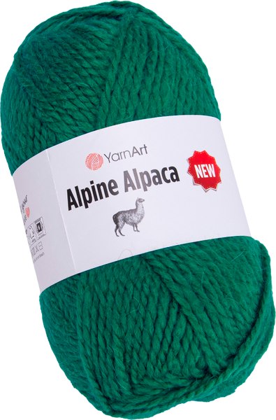 Пряжа для вязания Yarnart Alpine Alpaca 20% альпака, 20% шерсть, 60% акрил / 1449 (120м, темно-зеленый)