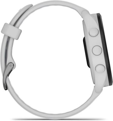 Умные часы Garmin Forerunner 165 Music 43mm / 010-02863-31 (белый/серый ремешок)