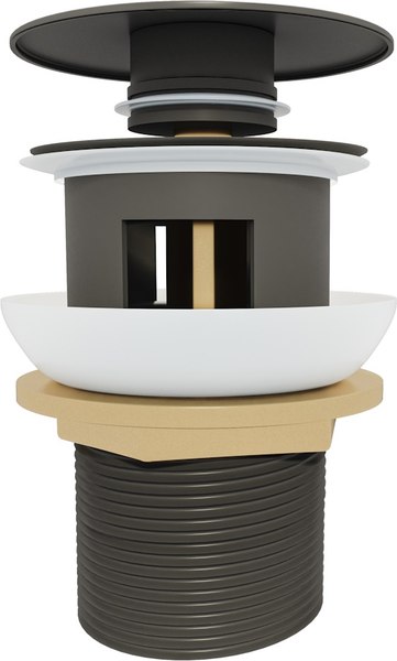 Донный клапан Teymi T140203 (графит матовый)