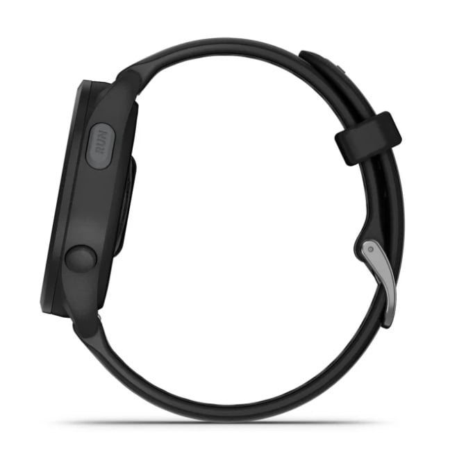 Умные часы Garmin Forerunner 165 Music 43mm / 010-02863-30 (черный/серый ремешок) — фото 5