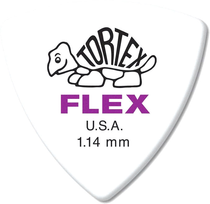 Медиатор Dunlop Manufacturing 456R1.14 Tortex Flex Triangle 1.14