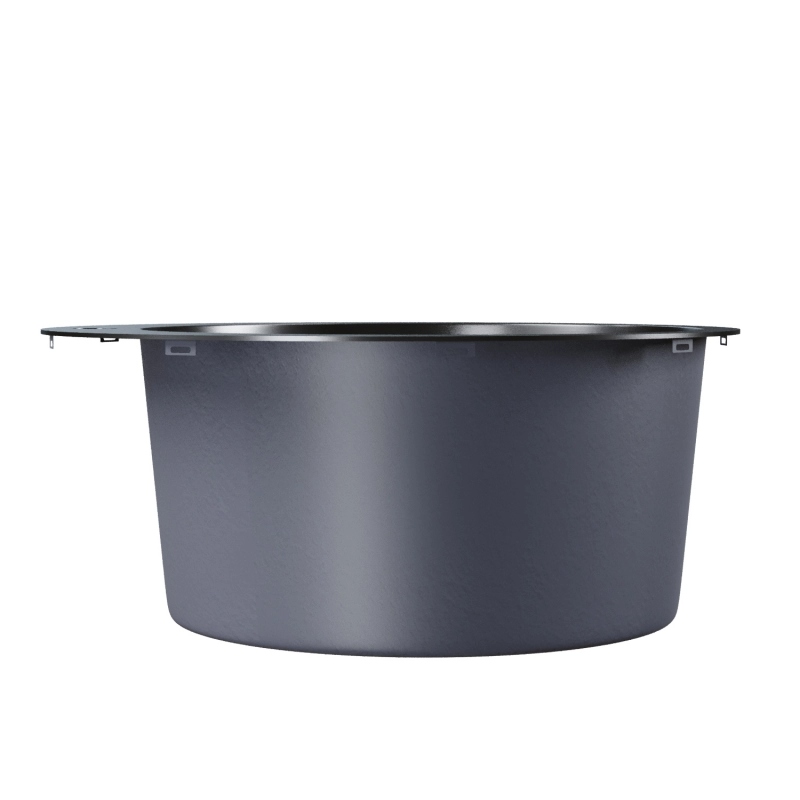 Мойка кухонная Mixline Pro 554770 (черный графит, с сифоном) — фото 3