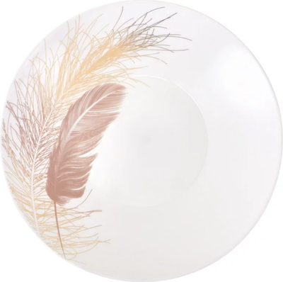 

Тарелка столовая глубокая, Feather PO225OF