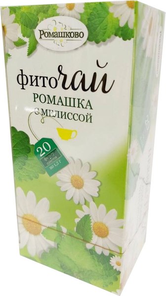Чай пакетированный Ромашково Ромашка с мелиссой (20пак)