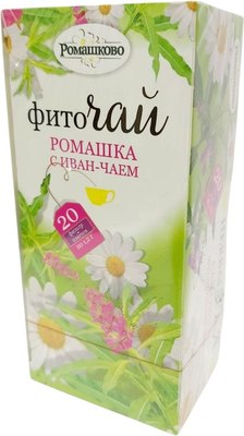 Чай пакетированный Ромашково Ромашка с иван-чаем (20пак) - 