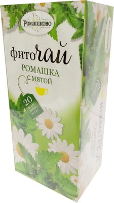 Чай пакетированный Ромашково Ромашка с мятой (20пак) - 