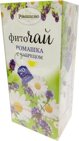 Чай пакетированный Ромашково Ромашка с чабрецом (20пак)