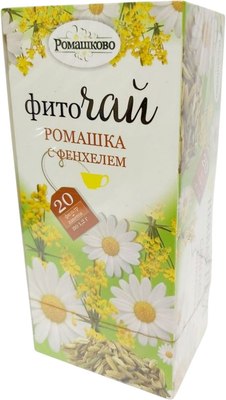 Чай пакетированный Ромашково Ромашка с фенхелем (20пак) - 