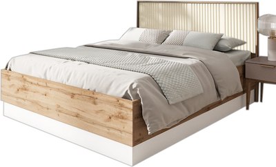 

Двуспальная кровать, Зелль 180x200 / ECO.001.00068.180-200.376WML/1015-2