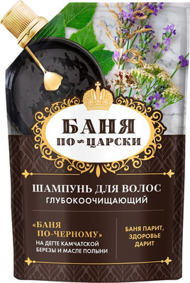 

Шампунь для волос, Баня по-царски Баня по-черному глубокоочищающий