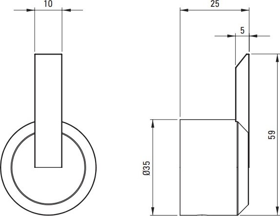 Крючок для ванной Deante Arnika ADA_R111 (брашированное золото)