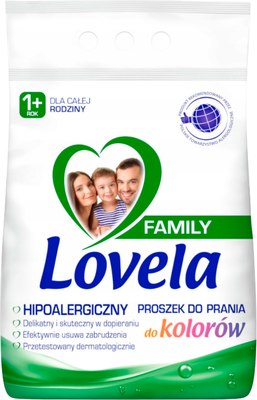 Стиральный порошок Lovela Family для цветного белья гипоаллергенный (2.1кг) - 