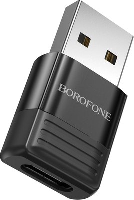 Адаптер Borofone BV18 Type-C-USB (черный) - 
