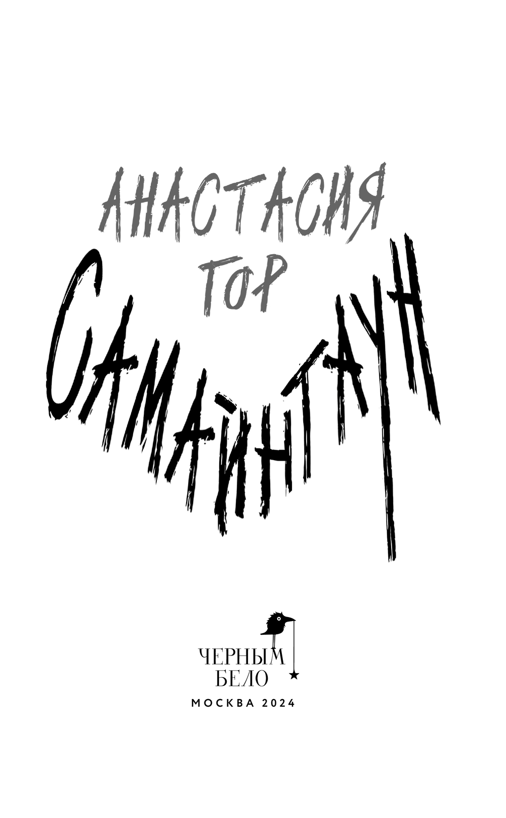 Художественная книга Черным-бело Самайнтаун, твердая обложка (Гор Анастасия) — фото 3