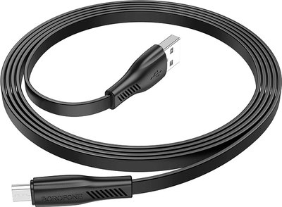 Кабель Borofone BX85 Micro (1м, черный) - 
