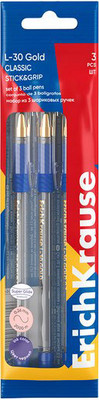 

Набор шариковых ручек, L-30 Gold Stick&Grip Classic / 61044