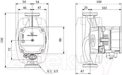 Циркуляционный насос Grundfos Alpha1 L 25-60 130 (99160583)