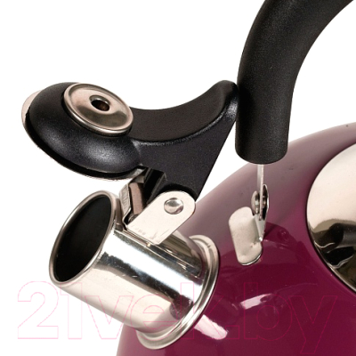 Чайник со свистком Endever Aquarelle-302 (бордовый)
