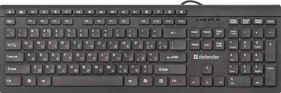 Клавиатура Defender BlackEdition SB-550 RU / 45550 (черный)