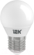 Лампа IEK ECO G45 7Вт 230В 4000К E27 (LLE-G45-7-230-40-E27) - 
