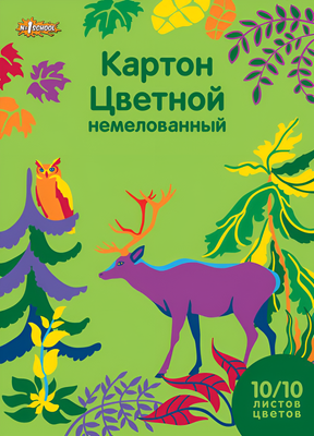 

Набор цветного картона, Живая природа / 747193