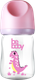 Бутылочка для кормления Be Baby Антиколиковая / R-01B/150 (150мл, розовый) -