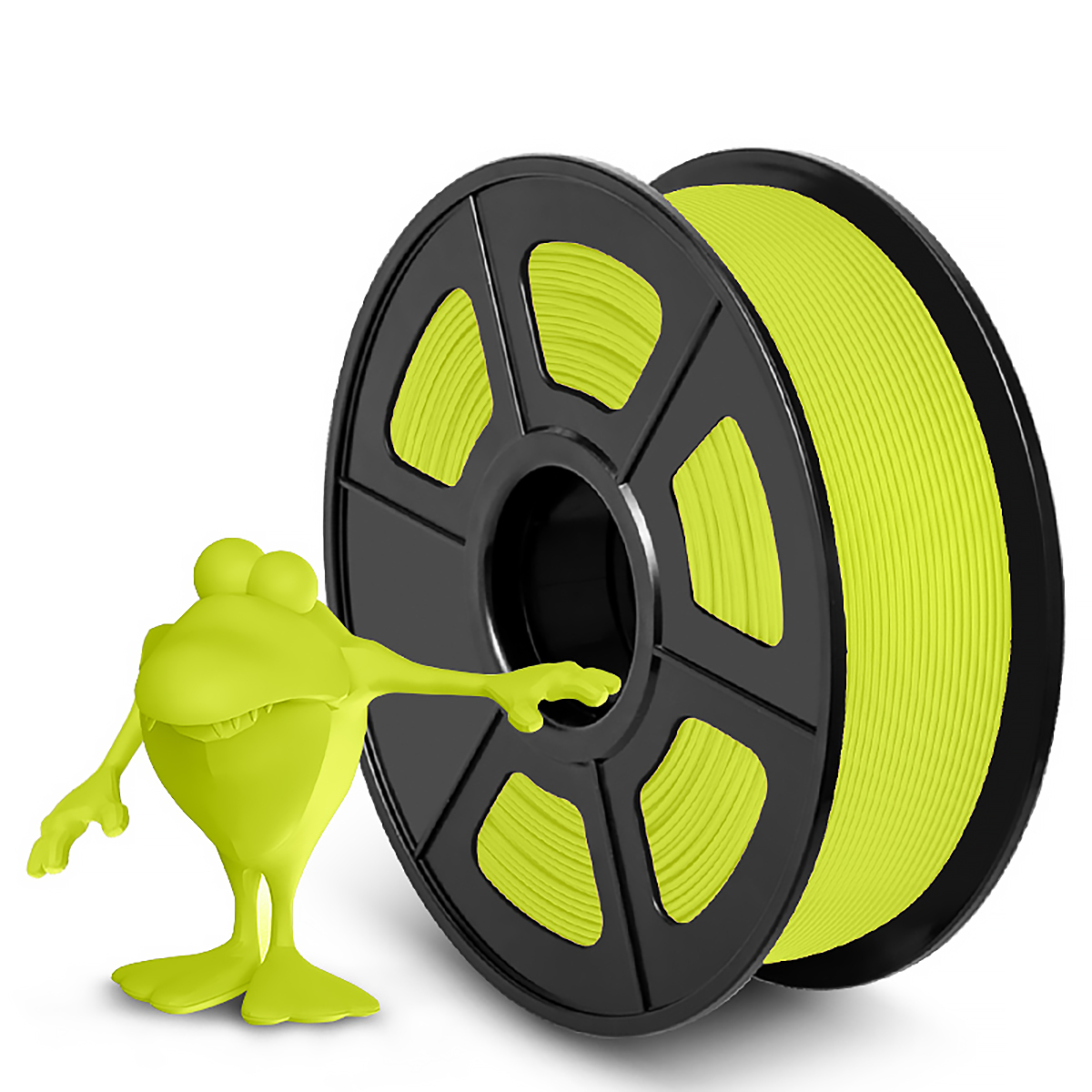 Пластик для 3D-печати NV Print NV-3D-PLA-MATTE-BRIGHT-YELLOW (1.75мм, 1кг, Bright Yellow) — фото 2