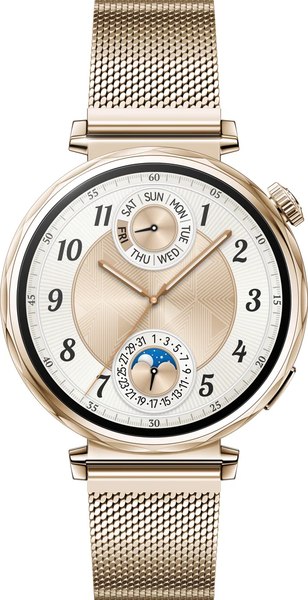 Умные часы Huawei Watch GT 5 41mm JNA-B19 / 55020DGX (золотой миланский ремешок)