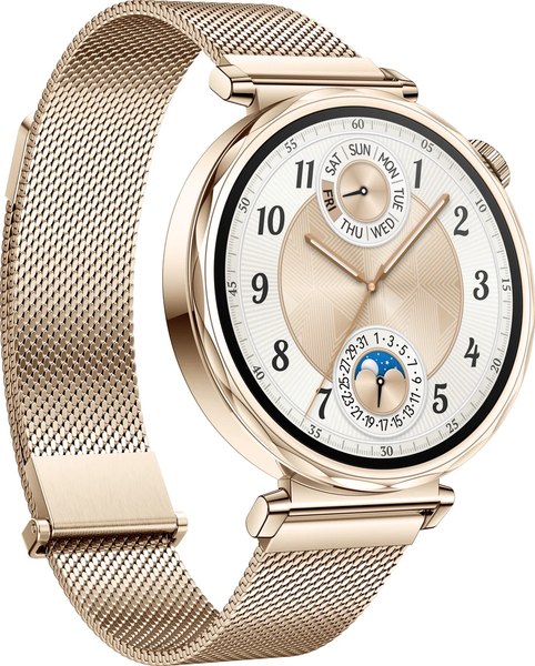 Умные часы Huawei Watch GT 5 41mm JNA-B19 / 55020DGX (золотой миланский ремешок)