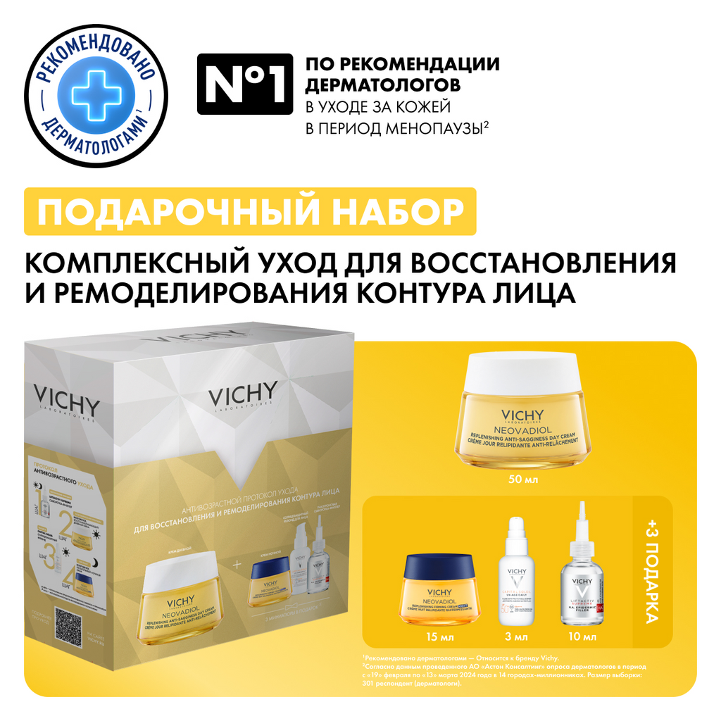 Набор косметики для лица Vichy Neovadiol для восстановления и ремоделирования контура