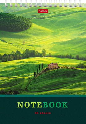 

Блокнот, Зеленые долины / 80Б5В1гр_29871