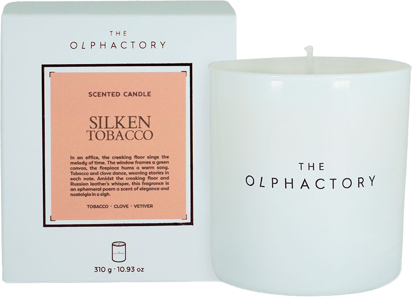 Свеча Ambientair The Olphactory White Insignia Silken Tobacco / VV060SKWTO