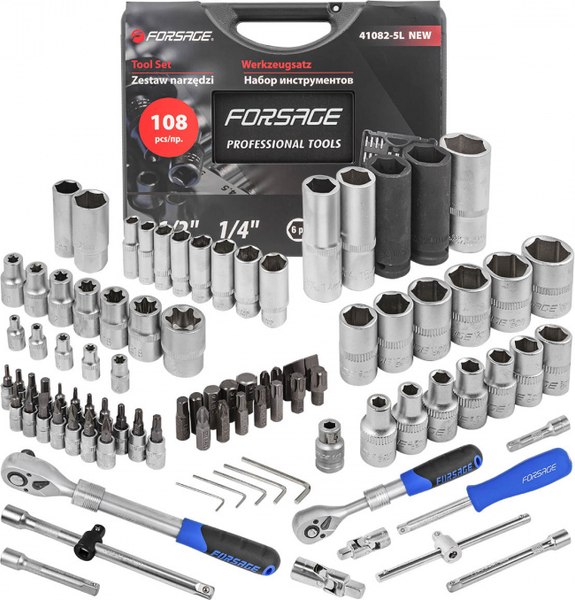 Набор автоинструмента Forsage F-41082-5L New