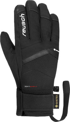 Перчатки лыжные Reusch Jupiter Gore-Tex / 6301329-7701 (р-р 7, Black/White) -