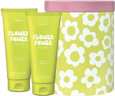 

Набор косметики для тела, Happy Box Kit Flower Power Гель для душа+Молочко