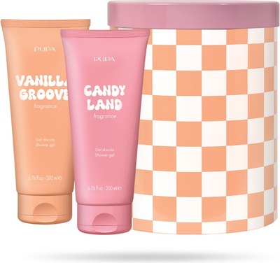 

Набор косметики для тела, Happy Box Kit Молочко для душа Vanilla Groove+Candy Land