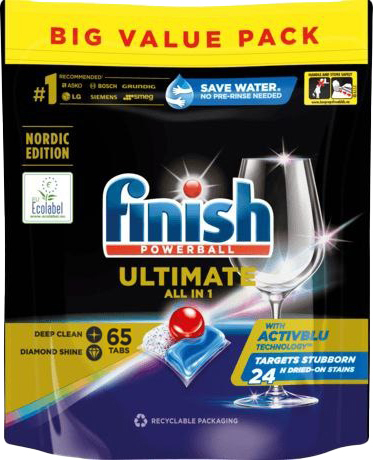 Капсулы для посудомоечных машин Finish Powerball Ultimate AIO