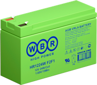 Батарея для ИБП WBR HR1224W F2 (12V 6Ah) - 