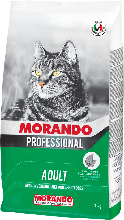 Сухой корм для кошек Morando Professional Line мясной микс с овощами (7кг)