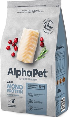 

Сухой корм для кошек, Monoprotein с белой рыбой / 121351