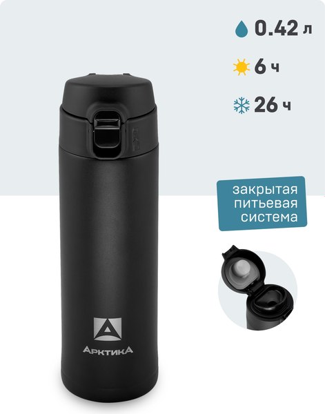 Термокружка Арктика 701-420-BKT (черный)