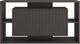 Тумба Involux Неаполь 227T111 (графит/черный матовый с фрезеровкой) - 