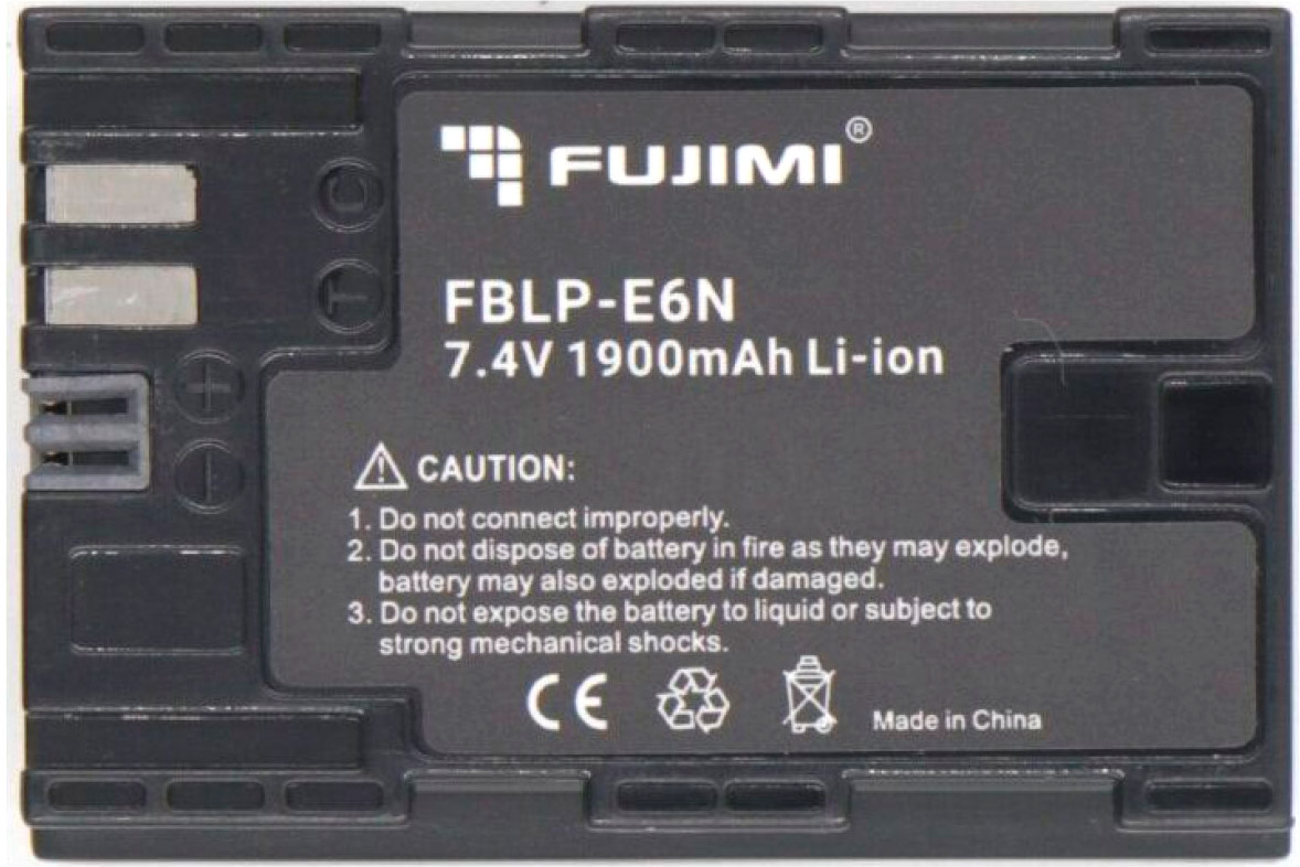 Аккумулятор для камеры Fujimi FBLP-E6N / 1619