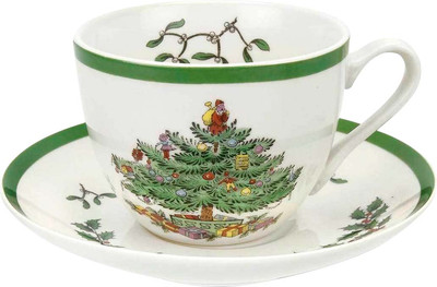 

Чашка с блюдцем, Рождественская ель SPD-XT1164-X-1