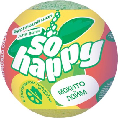 

Бомбочка для ванны, So Happy Мохито Лайм Шипучая