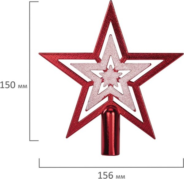 Набор елочных игрушек Золотая сказка 592184 (67шт, красный/зеленый)