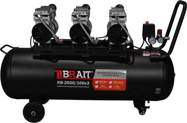 Воздушный компрессор Brait KB-2500/100X3