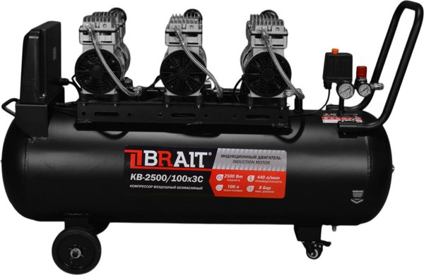 Воздушный компрессор Brait KB-2500/100X3C